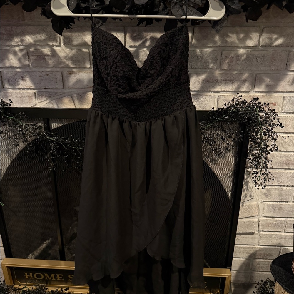 Love Black High Low Lace Dress